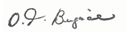 O.J. Brigance Signature